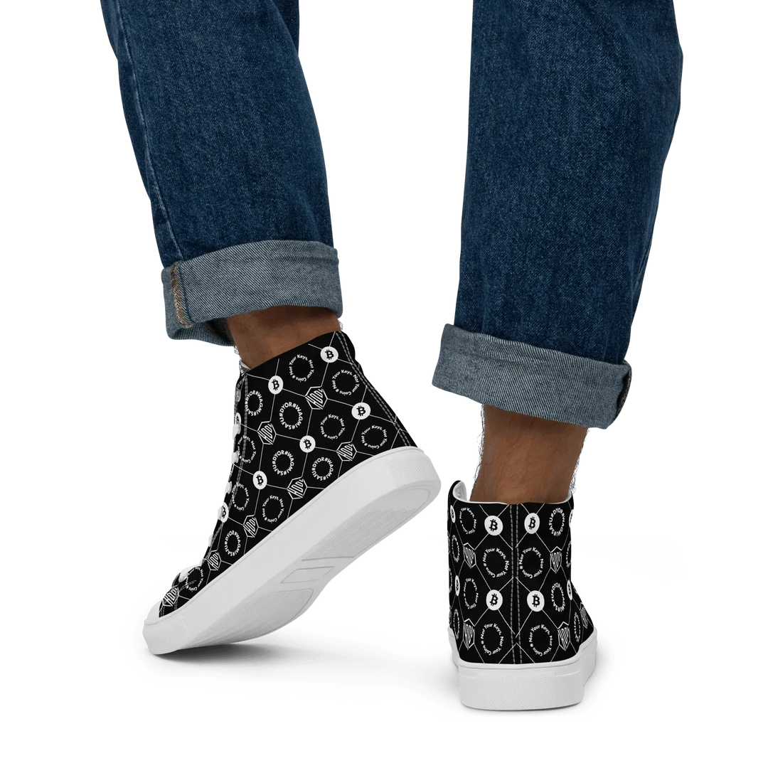 HODL High-Top Canvas für Herren "First Edition Black" - HODL High-Top Canvas für Herren "First Edition Black" - 5 | Exklusive High Top Streetwear von HODL®