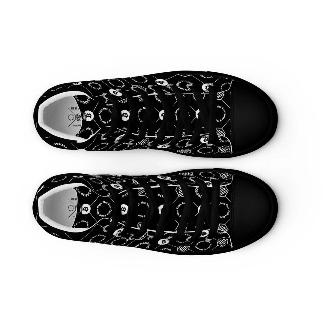 HODL High-Top Canvas für Herren "First Edition Black" Black Sole - HODL High-Top Canvas für Herren "First Edition Black" Black Sole - 5 | Exklusive High Top Streetwear von HODL®