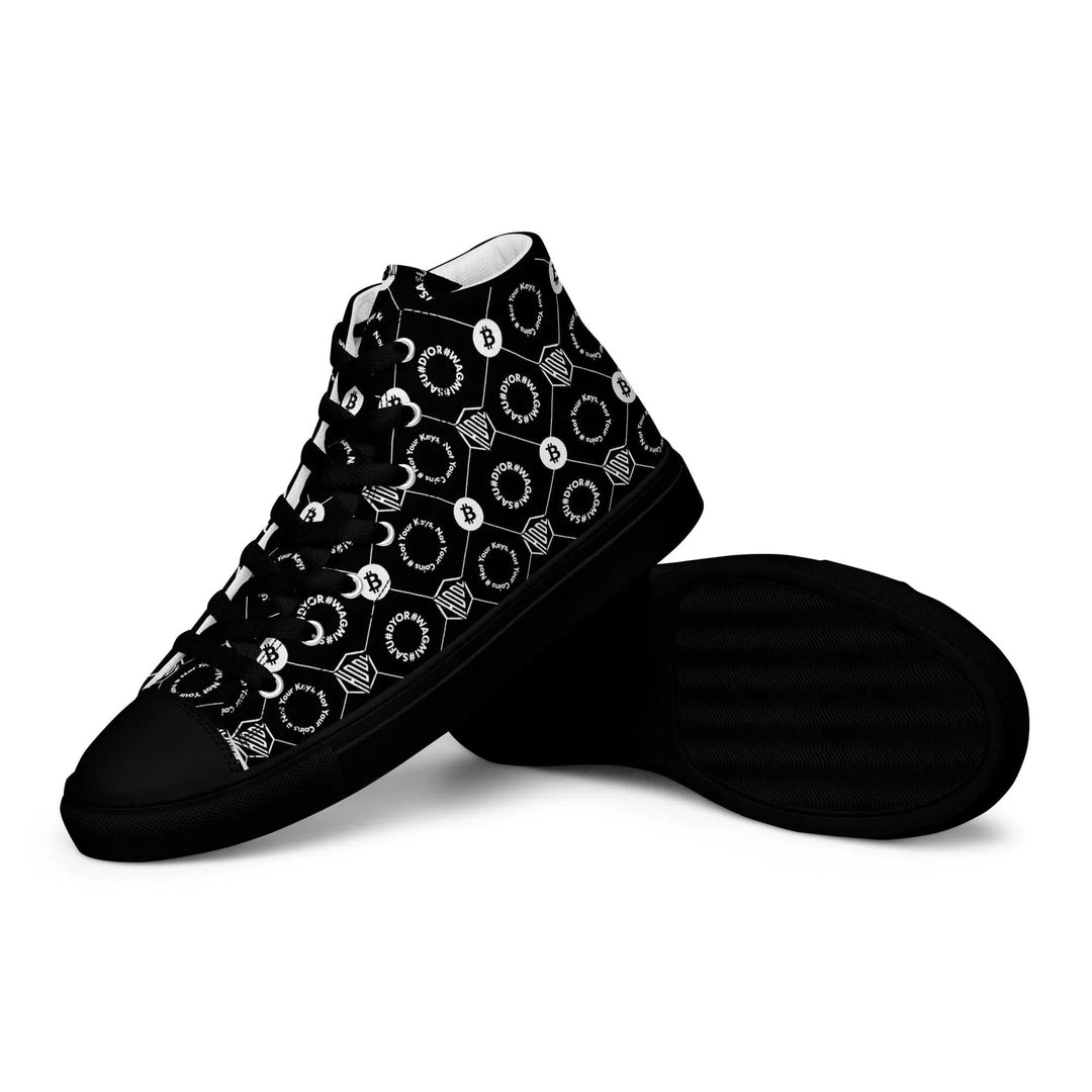 HODL High-Top Canvas für Herren "First Edition Black" Black Sole - HODL High-Top Canvas für Herren "First Edition Black" Black Sole - 5 | Exklusive High Top Streetwear von HODL®