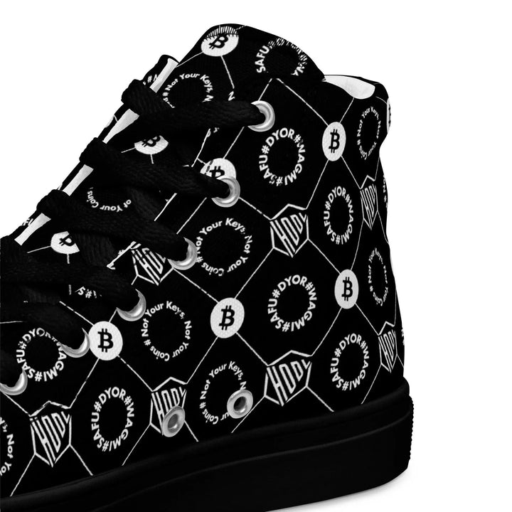 HODL High-Top Canvas für Herren "First Edition Black" Black Sole - HODL High-Top Canvas für Herren "First Edition Black" Black Sole - 5 | Exklusive High Top Streetwear von HODL®