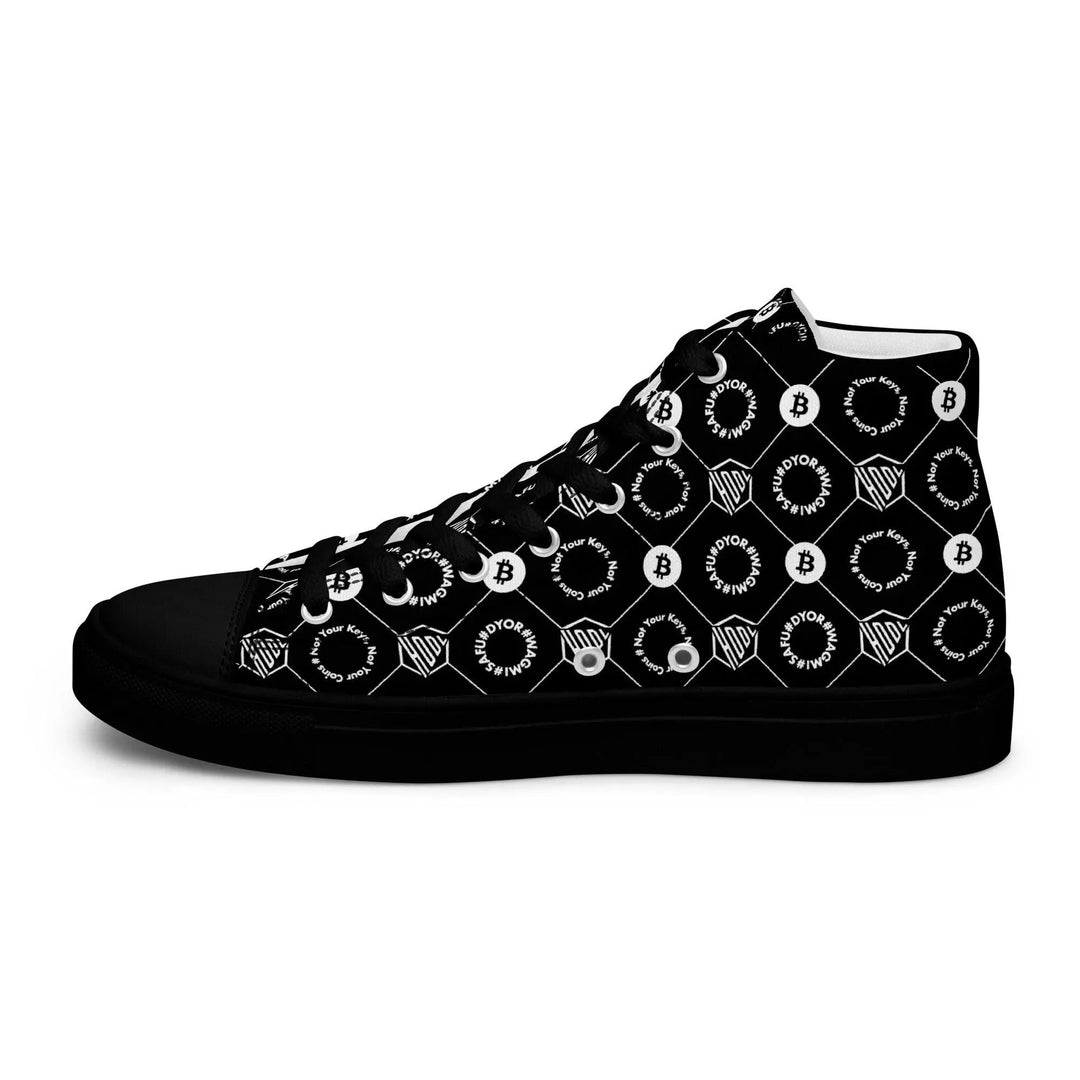 HODL High-Top Canvas für Herren "First Edition Black" Black Sole - HODL High-Top Canvas für Herren "First Edition Black" Black Sole - 5 | Exklusive High Top Streetwear von HODL®