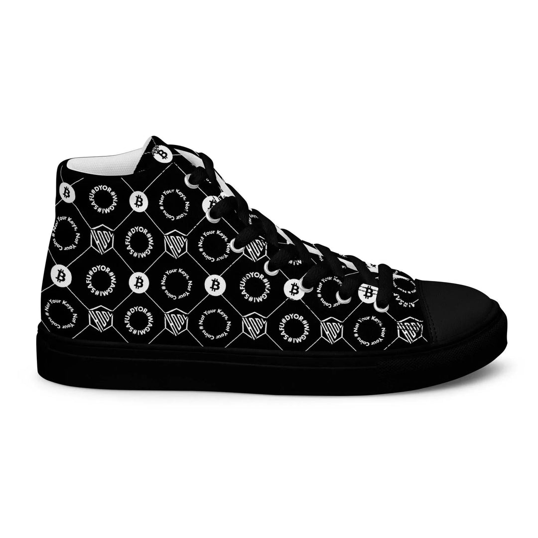 HODL High-Top Canvas für Herren "First Edition Black" Black Sole - HODL High-Top Canvas für Herren "First Edition Black" Black Sole - 5 | Exklusive High Top Streetwear von HODL®
