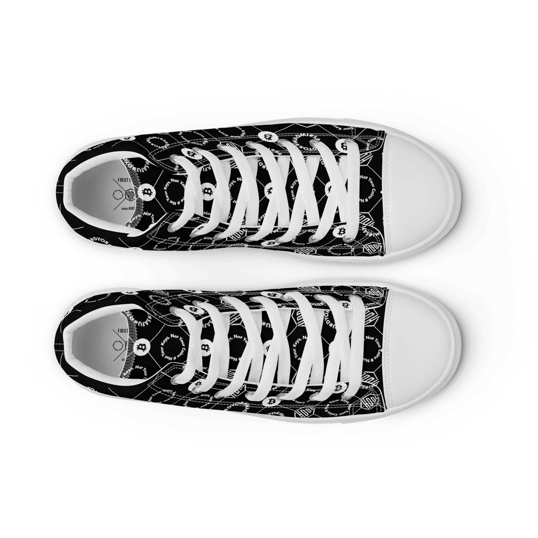 HODL High-Top Canvas für Herren "First Edition Black" - HODL High-Top Canvas für Herren "First Edition Black" - 5 | Exklusive High Top Streetwear von HODL®