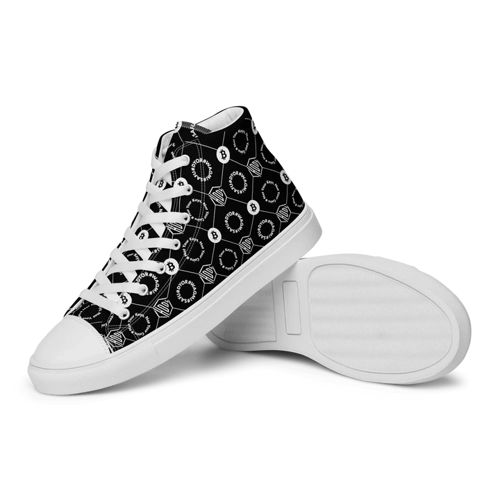 HODL High-Top Canvas für Herren "First Edition Black" - HODL High-Top Canvas für Herren "First Edition Black" - 5 | Exklusive High Top Streetwear von HODL®