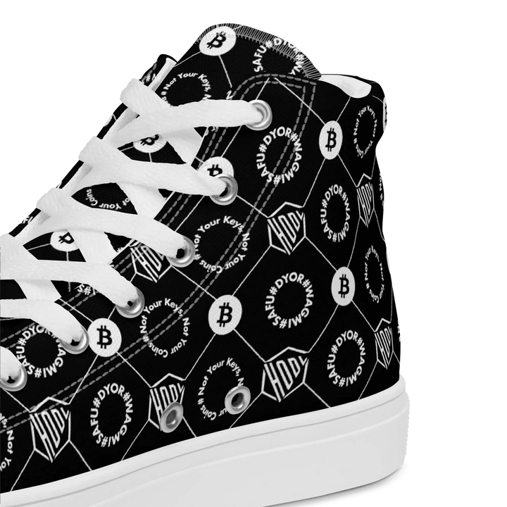 HODL High-Top Canvas für Herren "First Edition Black" - HODL High-Top Canvas für Herren "First Edition Black" - 5 | Exklusive High Top Streetwear von HODL®