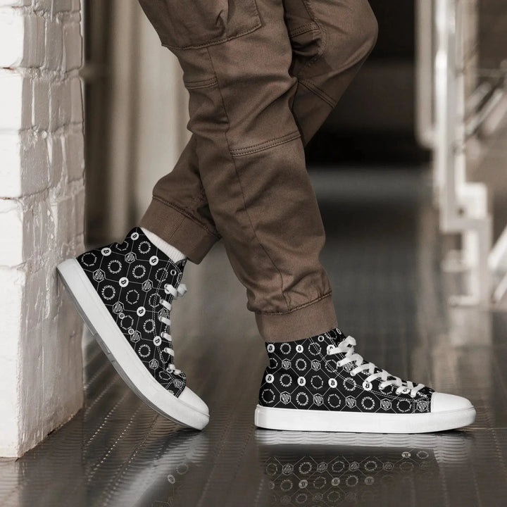 HODL High-Top Canvas für Herren "First Edition Black" - HODL High-Top Canvas für Herren "First Edition Black" - 5 | Exklusive High Top Streetwear von HODL®