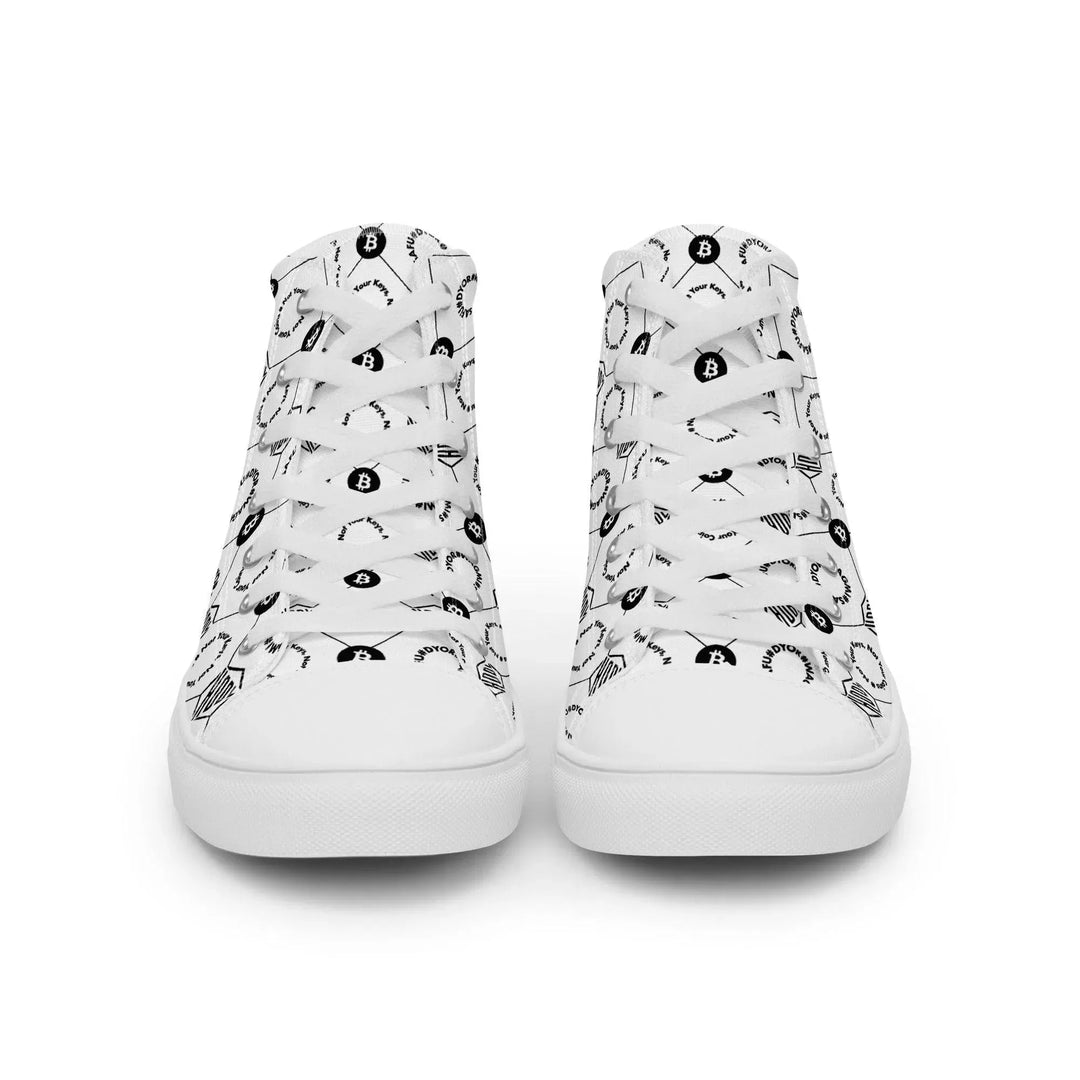 HODL High-Top Canvas für Herren "First Edition White" - HODL High-Top Canvas für Herren "First Edition White" - 5 | Exklusive High Top Streetwear von HODL®