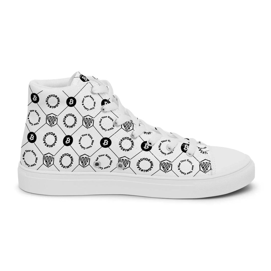 HODL High-Top Canvas für Herren "First Edition White" - HODL High-Top Canvas für Herren "First Edition White" - 5 | Exklusive High Top Streetwear von HODL®