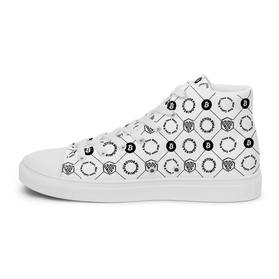 HODL High-Top Canvas für Herren "First Edition White" - HODL High-Top Canvas für Herren "First Edition White" - 5 | Exklusive High Top Streetwear von HODL®