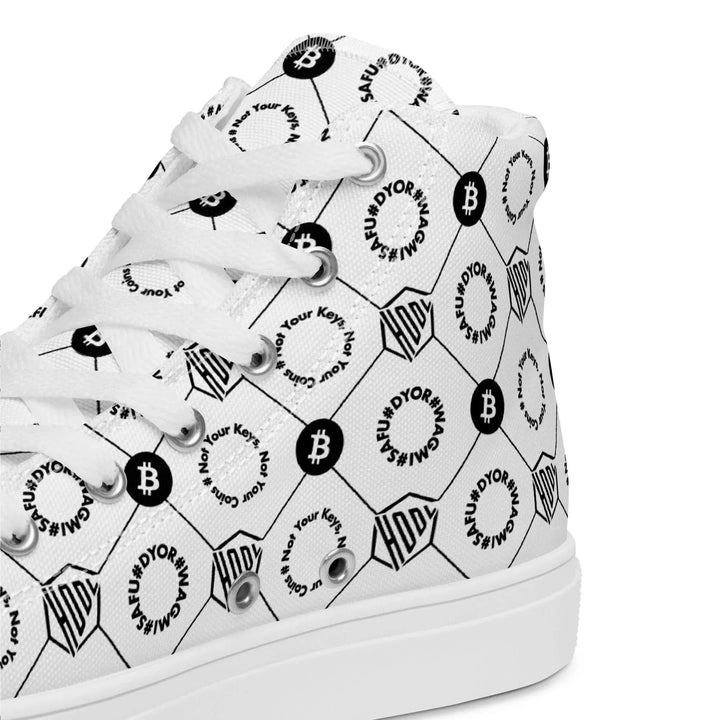 HODL High-Top Canvas für Herren "First Edition White" - HODL High-Top Canvas für Herren "First Edition White" - 5 | Exklusive High Top Streetwear von HODL®
