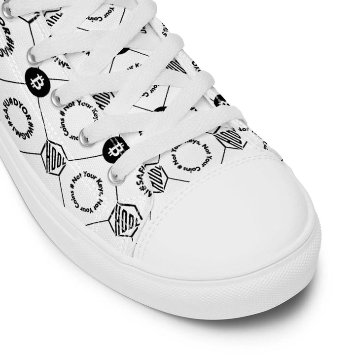HODL High-Top Canvas für Herren "First Edition White" - HODL High-Top Canvas für Herren "First Edition White" - 5 | Exklusive High Top Streetwear von HODL®