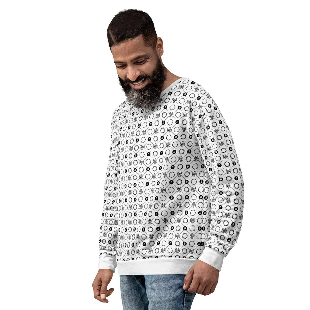 HODL Unisex Pullover "First Edition White" - HODL Unisex Pullover "First Edition White" - XS | Exklusive Sweatshirt Streetwear von HODL®