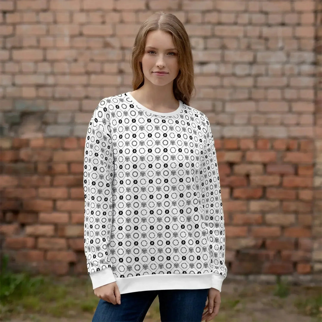 HODL Unisex Pullover "First Edition White" - HODL Unisex Pullover "First Edition White" - XS | Exklusive Sweatshirt Streetwear von HODL®