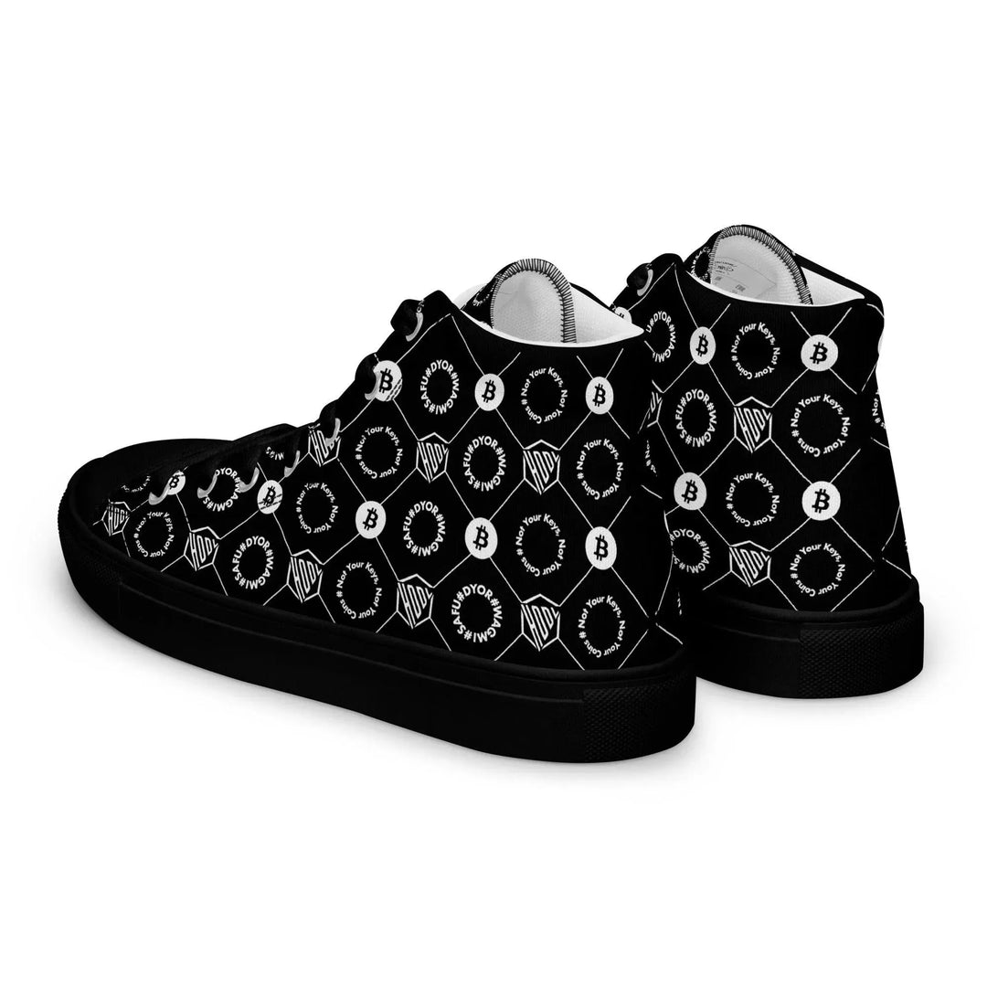 HODL High-Top Canvas für Damen "First Edition Black" Black Sole - HODL High-Top Canvas für Damen "First Edition Black" Black Sole - 5 | Exklusive High Top Streetwear von HODL®