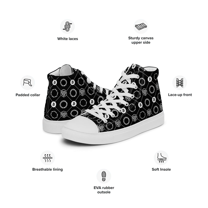 HODL High Top Canvas für Damen "First Edition Black" - HODL High Top Canvas für Damen "First Edition Black" - 5 | Exklusive High Top Streetwear von HODL®