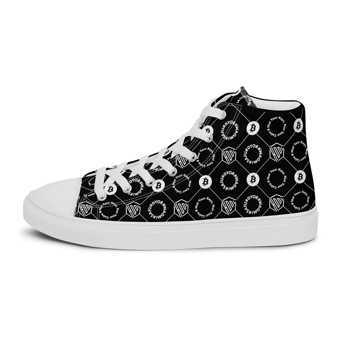 HODL High Top Canvas für Damen "First Edition Black" - HODL High Top Canvas für Damen "First Edition Black" - 5 | Exklusive High Top Streetwear von HODL®