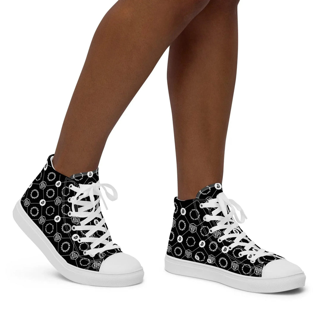 HODL High Top Canvas für Damen "First Edition Black" - HODL High Top Canvas für Damen "First Edition Black" - 5 | Exklusive High Top Streetwear von HODL®