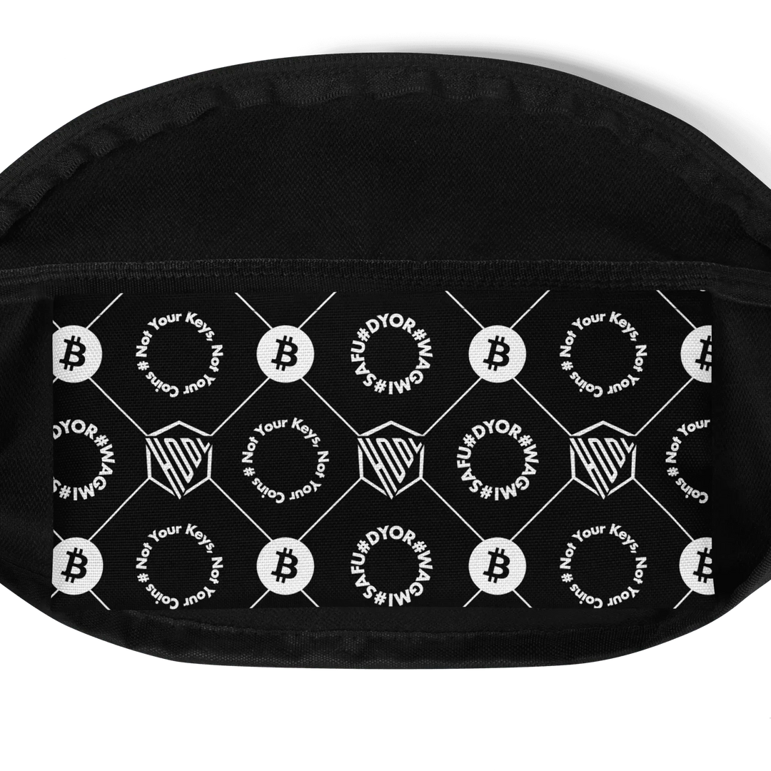 Bauchtasche - HODL DESIGN - Bauchtasche - HODL DESIGN - S/M 70-96 cm / HODL DESIGN – Hash Grid | Exklusive Bauchtasche Streetwear von HODL®