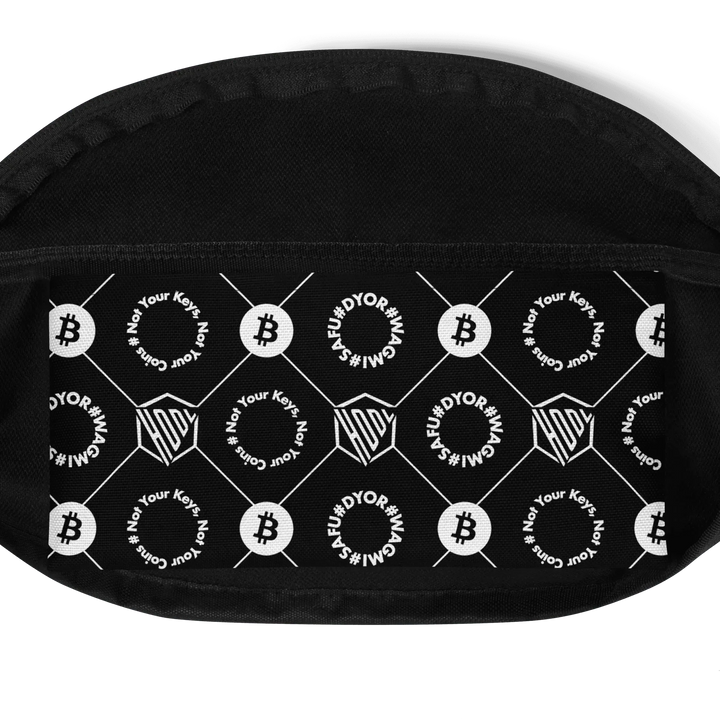 Bauchtasche - HODL DESIGN - Bauchtasche - HODL DESIGN - S/M 70-96 cm / HODL DESIGN – Hash Grid | Exklusive Bauchtasche Streetwear von HODL®