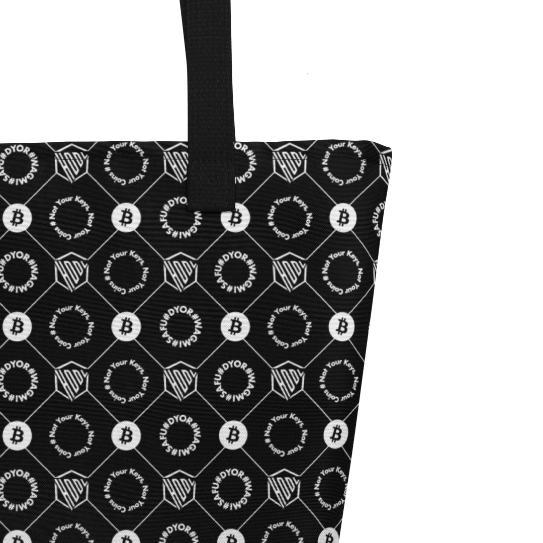 Beach Bag - HODL DESIGN - Beach Bag - HODL DESIGN - HODL DESIGN – Hash Grid | Exklusive Beach Bag Streetwear von HODL®