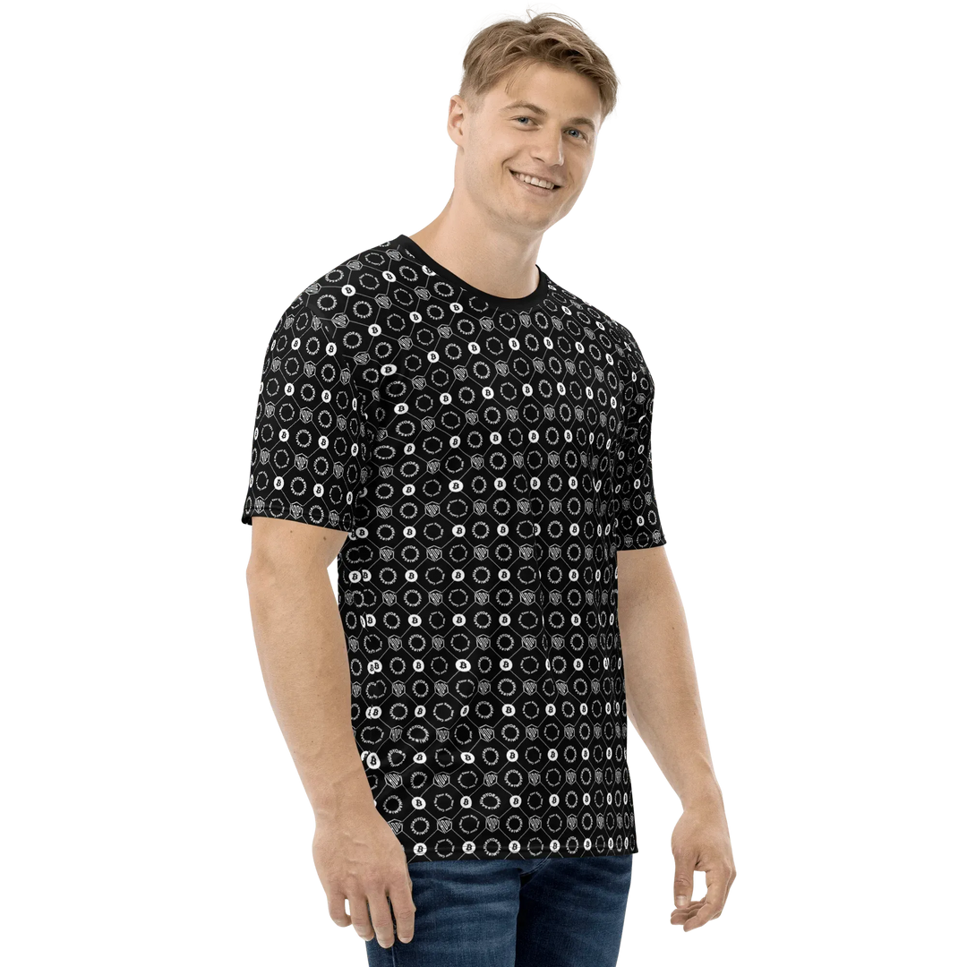 HODL Design T-Shirt Hash Grid (Kopie) - HODL Design T-Shirt Hash Grid (Kopie) - XS / HODL DESIGN – Hash Grid | Exklusive T-Shirt Streetwear von HODL®