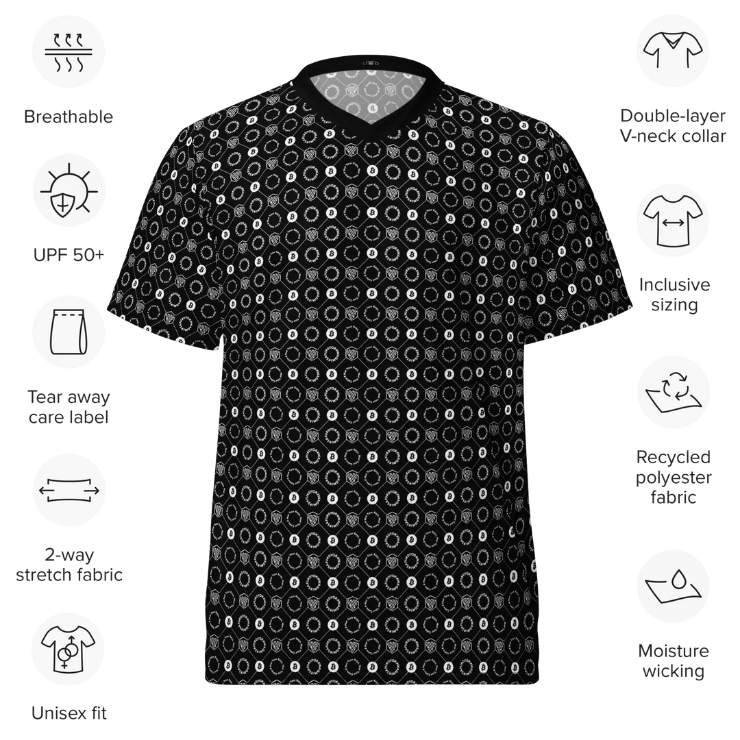 HODL Design Trikot Hash Grid - HODL Design Trikot Hash Grid - 2XS | Exklusive T-Shirt Streetwear von HODL®