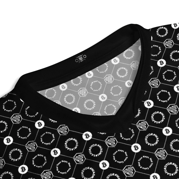 HODL Design Trikot Hash Grid - HODL Design Trikot Hash Grid - 2XS | Exklusive T-Shirt Streetwear von HODL®