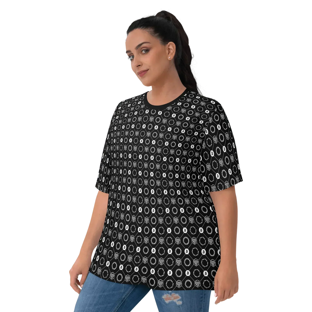 HODL Design T-Shirt Hash Grid (Kopie) - HODL Design T-Shirt Hash Grid (Kopie) - XS / HODL DESIGN – Hash Grid | Exklusive T-Shirt Streetwear von HODL®