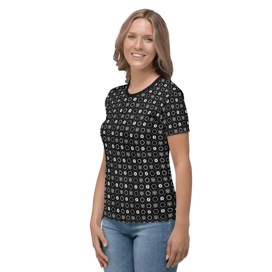 HODL Design T-Shirt Hash Grid (Kopie) - HODL Design T-Shirt Hash Grid (Kopie) - XS / HODL DESIGN – Hash Grid | Exklusive T-Shirt Streetwear von HODL®