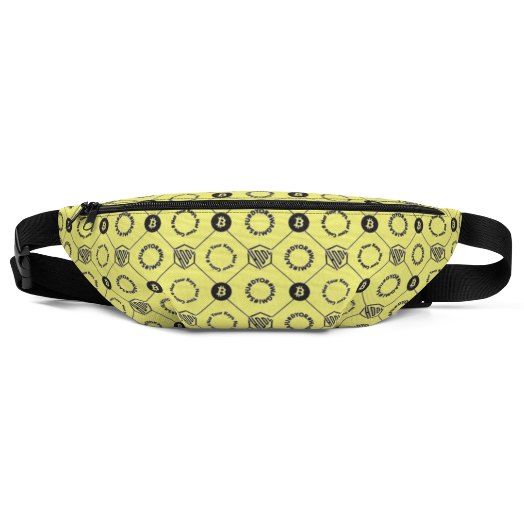 Bauchtasche - HODL DESIGN - Bauchtasche - HODL DESIGN - S/M 70-96 cm / HODL DESIGN – Warning Hash | Exklusive Bauchtasche Streetwear von HODL®