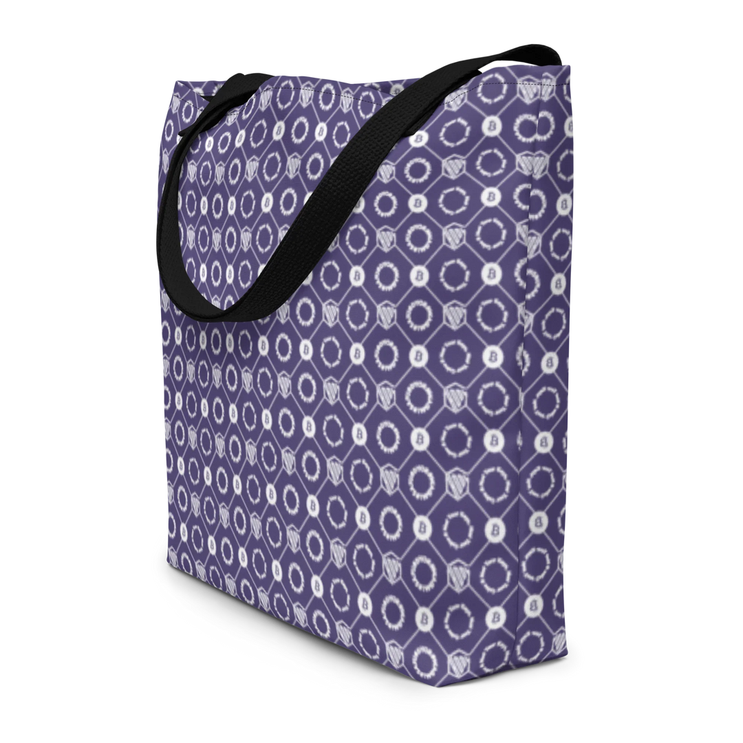 Beach Bag - HODL DESIGN - Beach Bag - HODL DESIGN - HODL DESIGN – Purple Signal | Exklusive Beach Bag Streetwear von HODL®