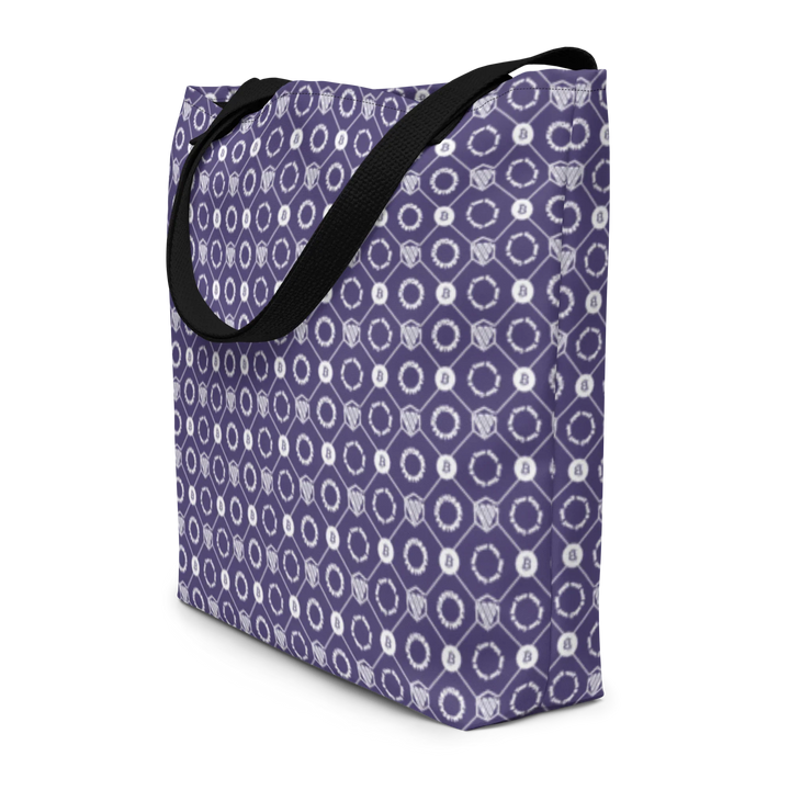 Beach Bag - HODL DESIGN - Beach Bag - HODL DESIGN - HODL DESIGN – Purple Signal | Exklusive Beach Bag Streetwear von HODL®