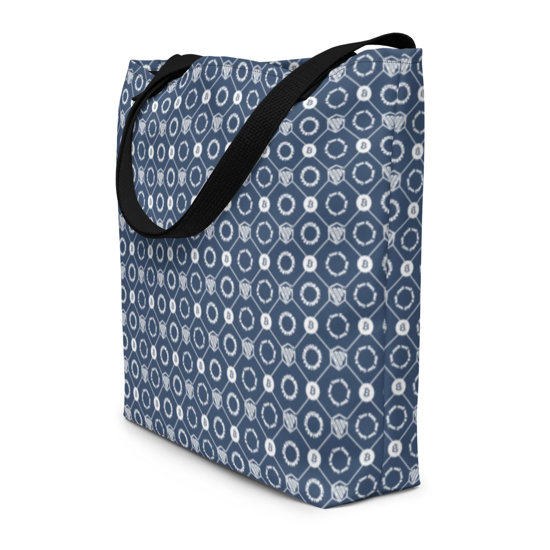 Beach Bag - HODL DESIGN - Beach Bag - HODL DESIGN - HODL DESIGN – Sky Grid | Exklusive Beach Bag Streetwear von HODL®