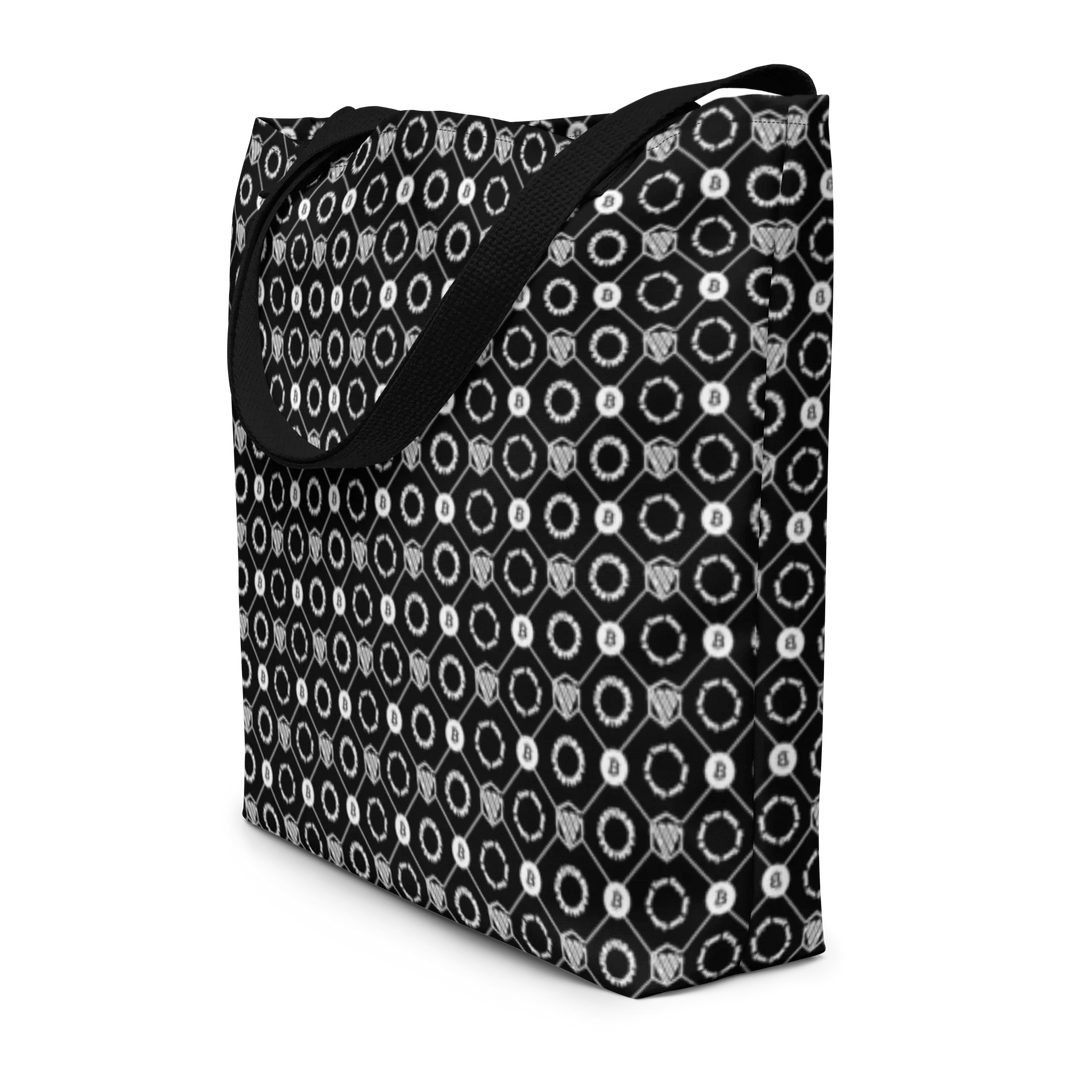 Beach Bag - HODL DESIGN - Beach Bag - HODL DESIGN - HODL DESIGN – Hash Grid | Exklusive Beach Bag Streetwear von HODL®