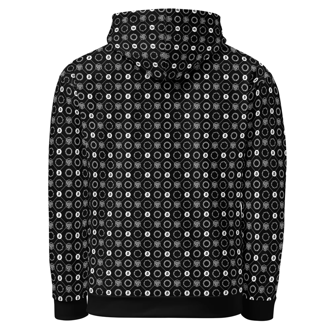 Entwurf Varianten HODL Unisex Hoodie "FIRST EDITION" - Entwurf Varianten HODL Unisex Hoodie "FIRST EDITION" - XS / HODL DESIGN – Sky Grid | Exklusive Hoodie Streetwear von HODL®