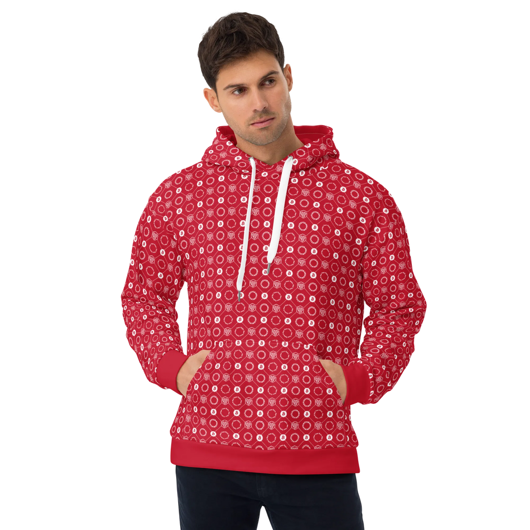 Entwurf Varianten HODL Unisex Hoodie "FIRST EDITION" - Entwurf Varianten HODL Unisex Hoodie "FIRST EDITION" - XS / HODL DESIGN – Sky Grid | Exklusive Hoodie Streetwear von HODL®