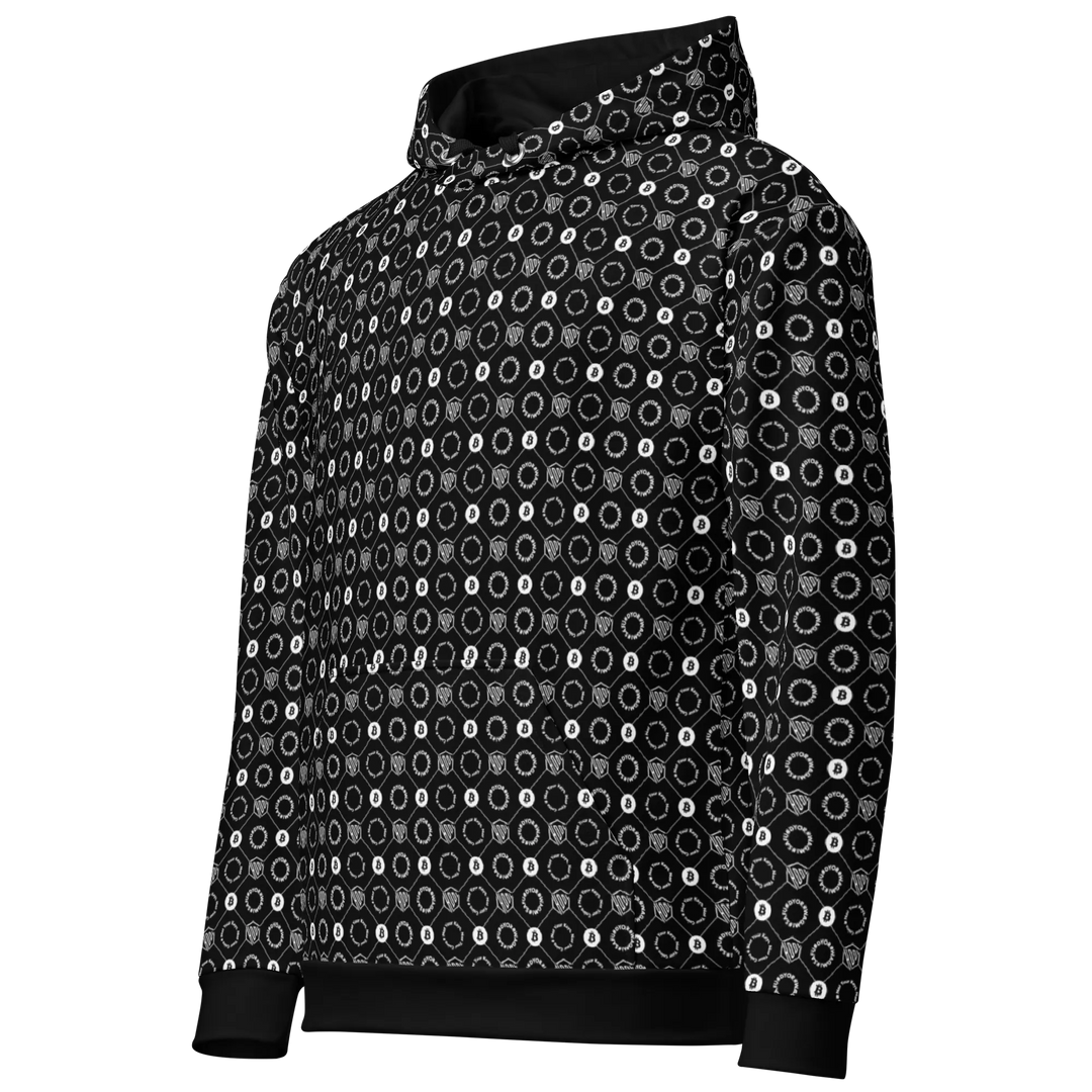 Entwurf Varianten HODL Unisex Hoodie "FIRST EDITION" - Entwurf Varianten HODL Unisex Hoodie "FIRST EDITION" - XS / HODL DESIGN – Sky Grid | Exklusive Hoodie Streetwear von HODL®