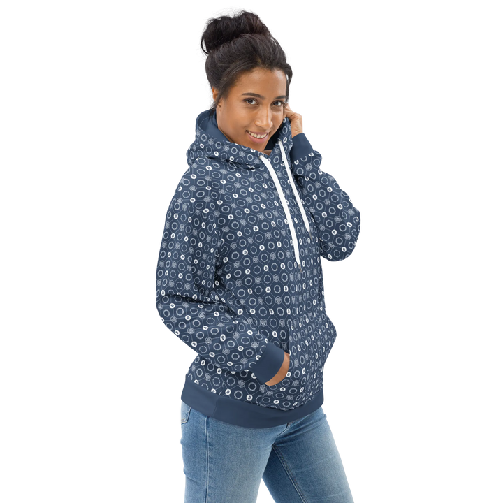 Entwurf Varianten HODL Unisex Hoodie "FIRST EDITION" - Entwurf Varianten HODL Unisex Hoodie "FIRST EDITION" - XS / HODL DESIGN – Sky Grid | Exklusive Hoodie Streetwear von HODL®