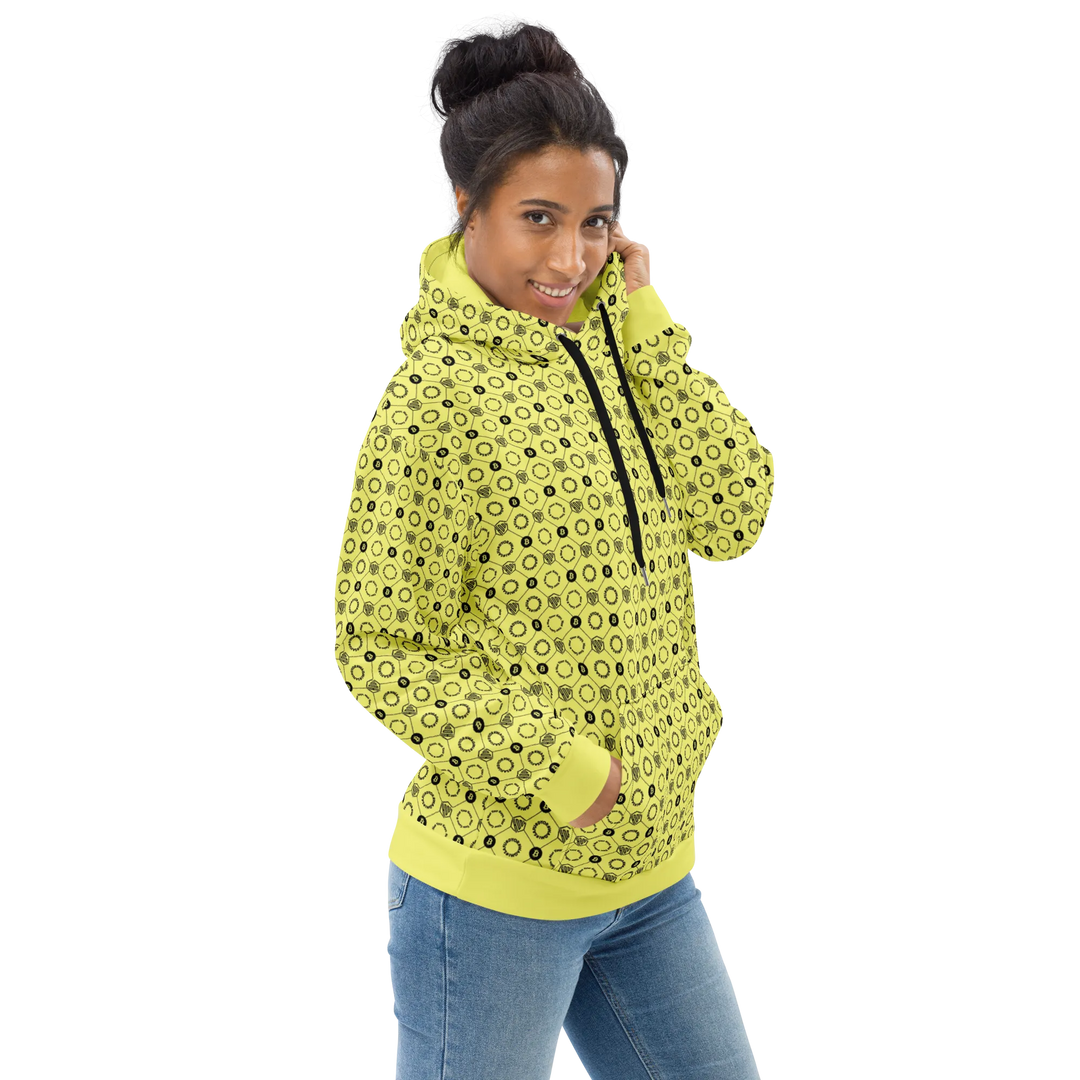 Entwurf Varianten HODL Unisex Hoodie "FIRST EDITION" - Entwurf Varianten HODL Unisex Hoodie "FIRST EDITION" - XS / HODL DESIGN – Sky Grid | Exklusive Hoodie Streetwear von HODL®