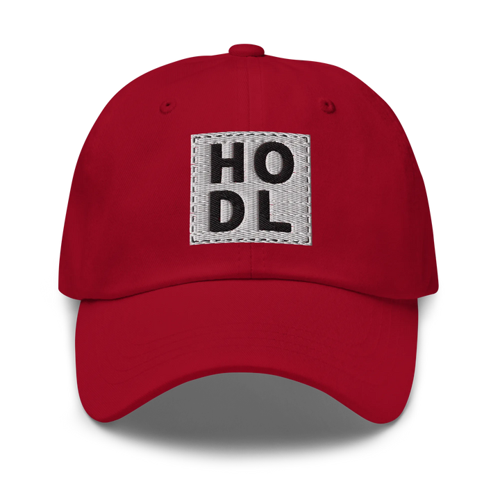 HODL Dad Hat – White Box - HODL Dad Hat – White Box - Private Key | Exklusive Hat Streetwear von HODL®