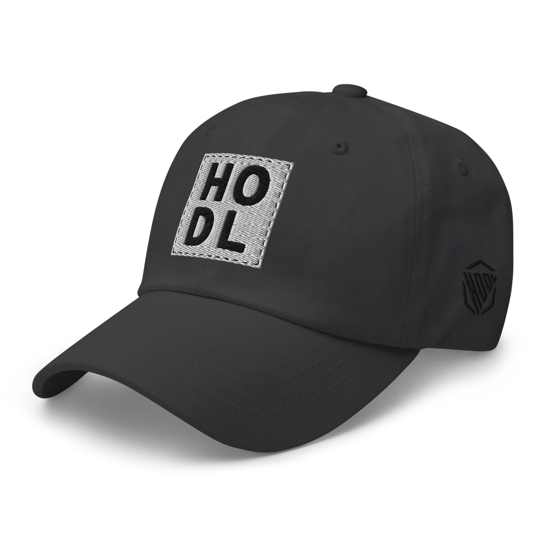 HODL Dad Hat – White Box - HODL Dad Hat – White Box - Mining Dust | Exklusive Hat Streetwear von HODL®