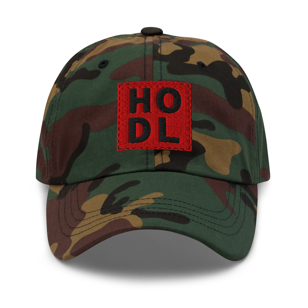 HODL Dad Hat – Red Box Black - HODL Dad Hat – Red Box Black - Private Key | Exklusive Hat Streetwear von HODL®