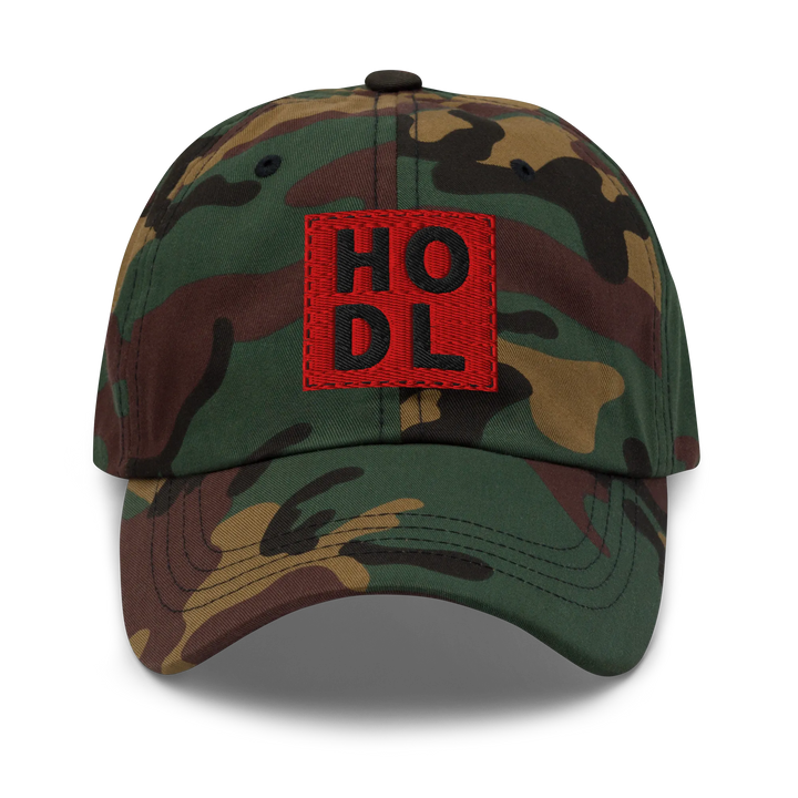 HODL Dad Hat – Red Box Black - HODL Dad Hat – Red Box Black - Private Key | Exklusive Hat Streetwear von HODL®