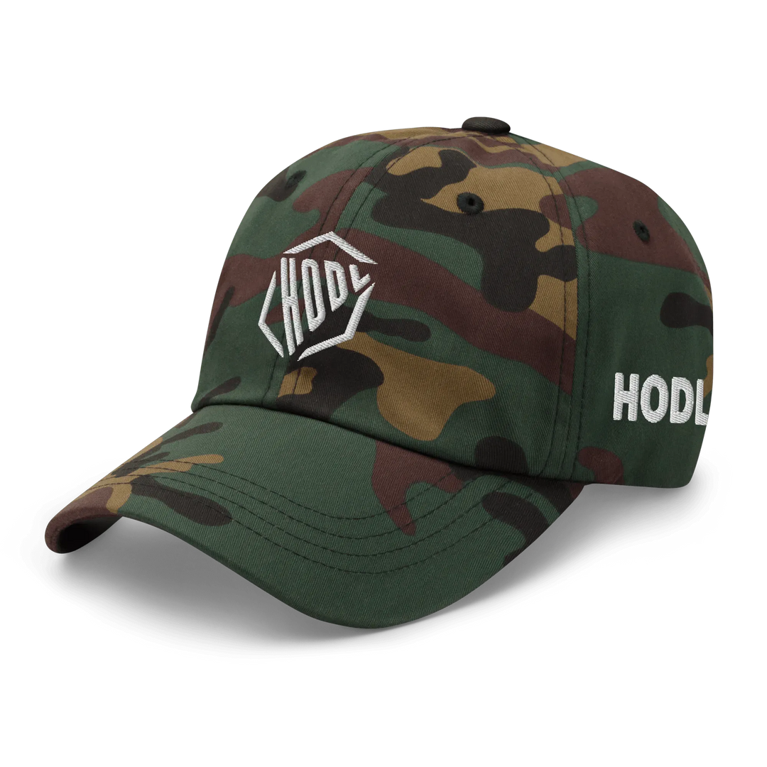HODL Dad Hat – HODL Design White - HODL Dad Hat – HODL Design White - Satoshi Ops | Exklusive Hat Streetwear von HODL®