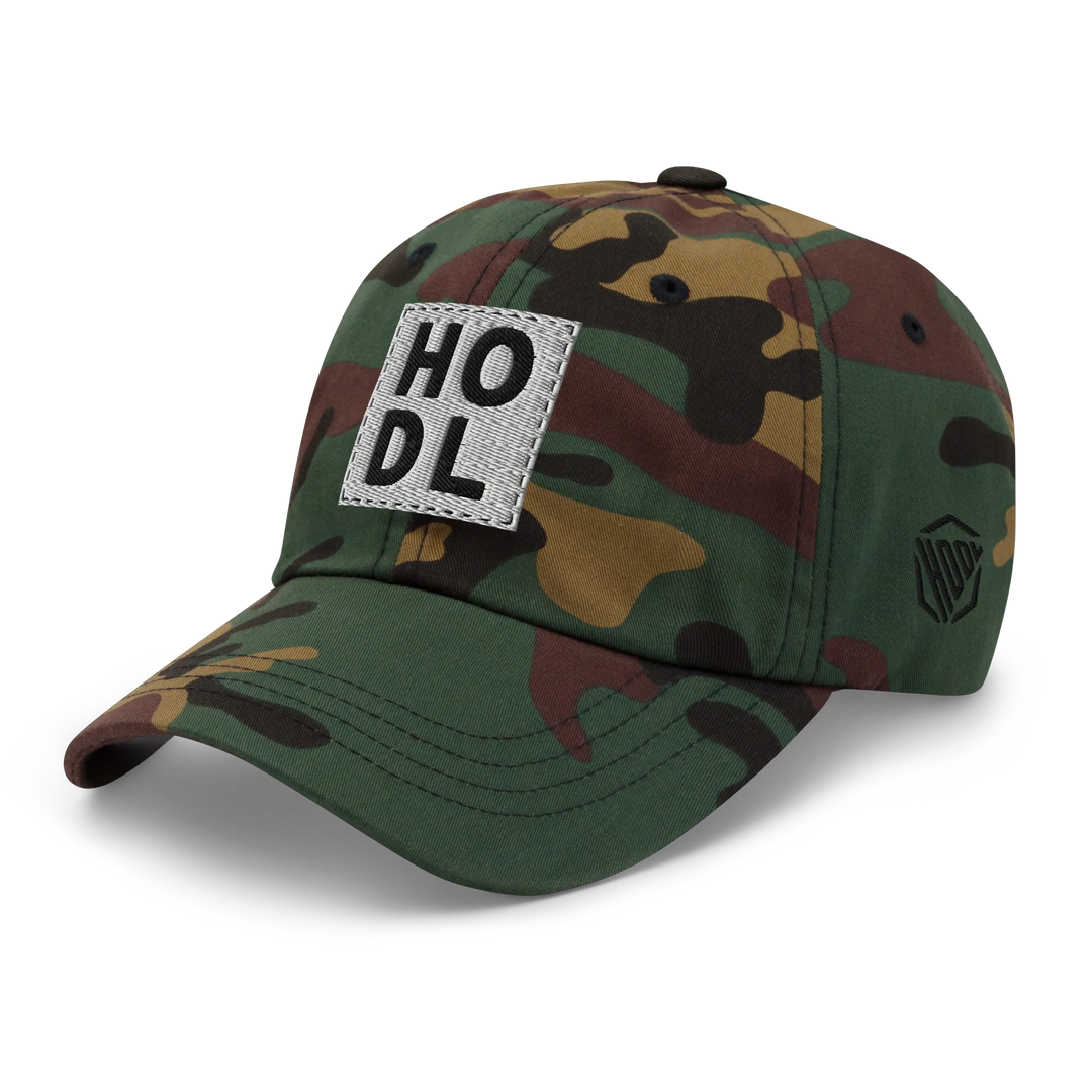 HODL Dad Hat – White Box - HODL Dad Hat – White Box - Satoshi Ops | Exklusive Hat Streetwear von HODL®