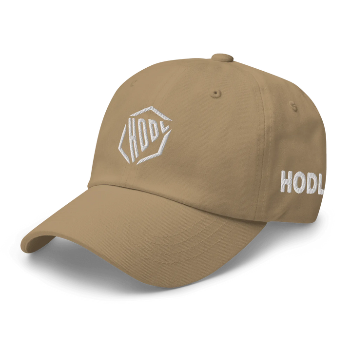 HODL Dad Hat – HODL Design White - HODL Dad Hat – HODL Design White - Proof of Earth | Exklusive Hat Streetwear von HODL®