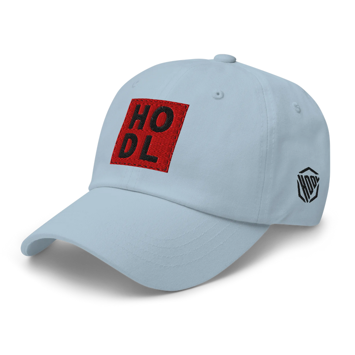HODL Dad Hat – Red Box Black - HODL Dad Hat – Red Box Black - Skychain | Exklusive Hat Streetwear von HODL®