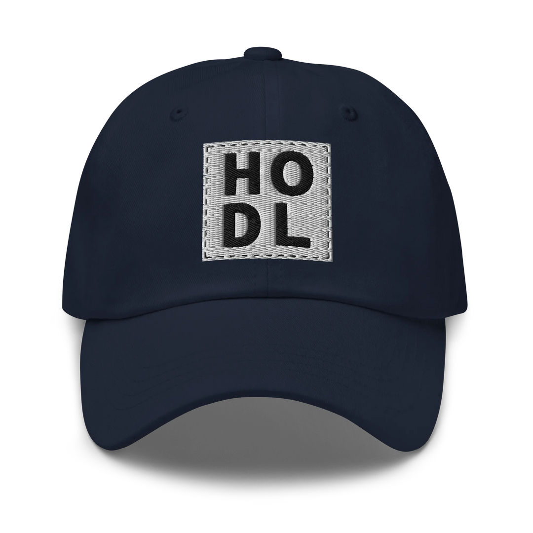 HODL Dad Hat – White Box - HODL Dad Hat – White Box - Private Key | Exklusive Hat Streetwear von HODL®