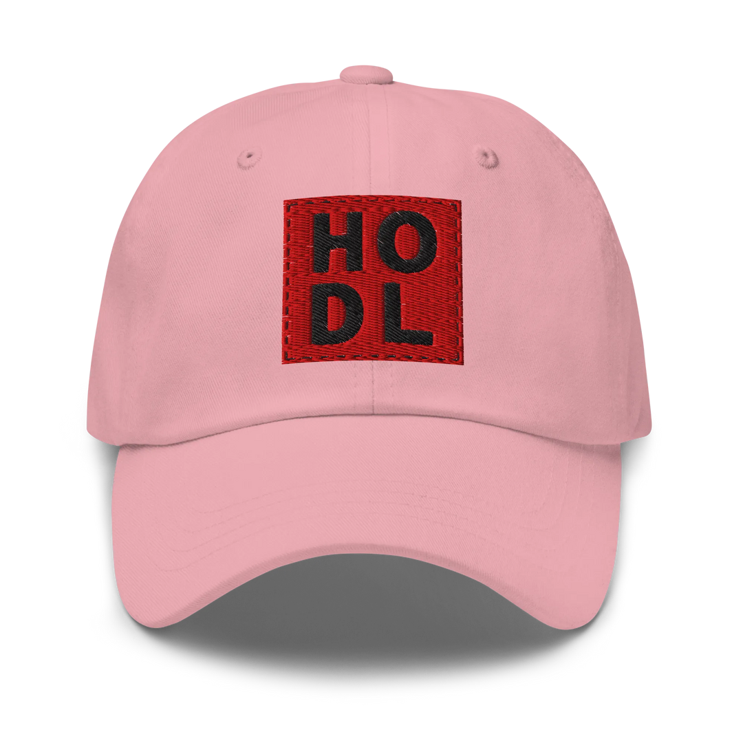 HODL Dad Hat – Red Box Black - HODL Dad Hat – Red Box Black - Private Key | Exklusive Hat Streetwear von HODL®