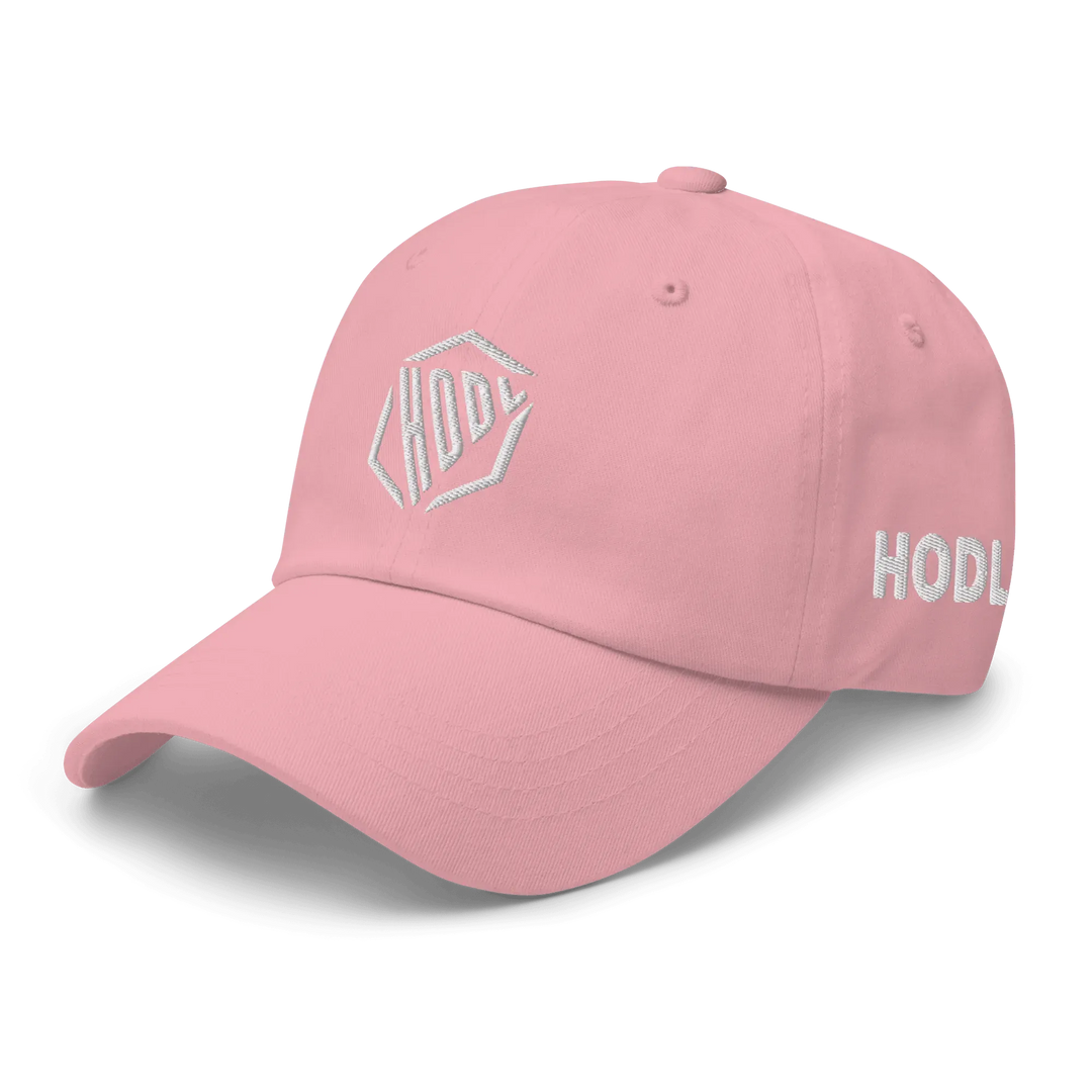 HODL Dad Hat – HODL Design White - HODL Dad Hat – HODL Design White - Pump Signal | Exklusive Hat Streetwear von HODL®